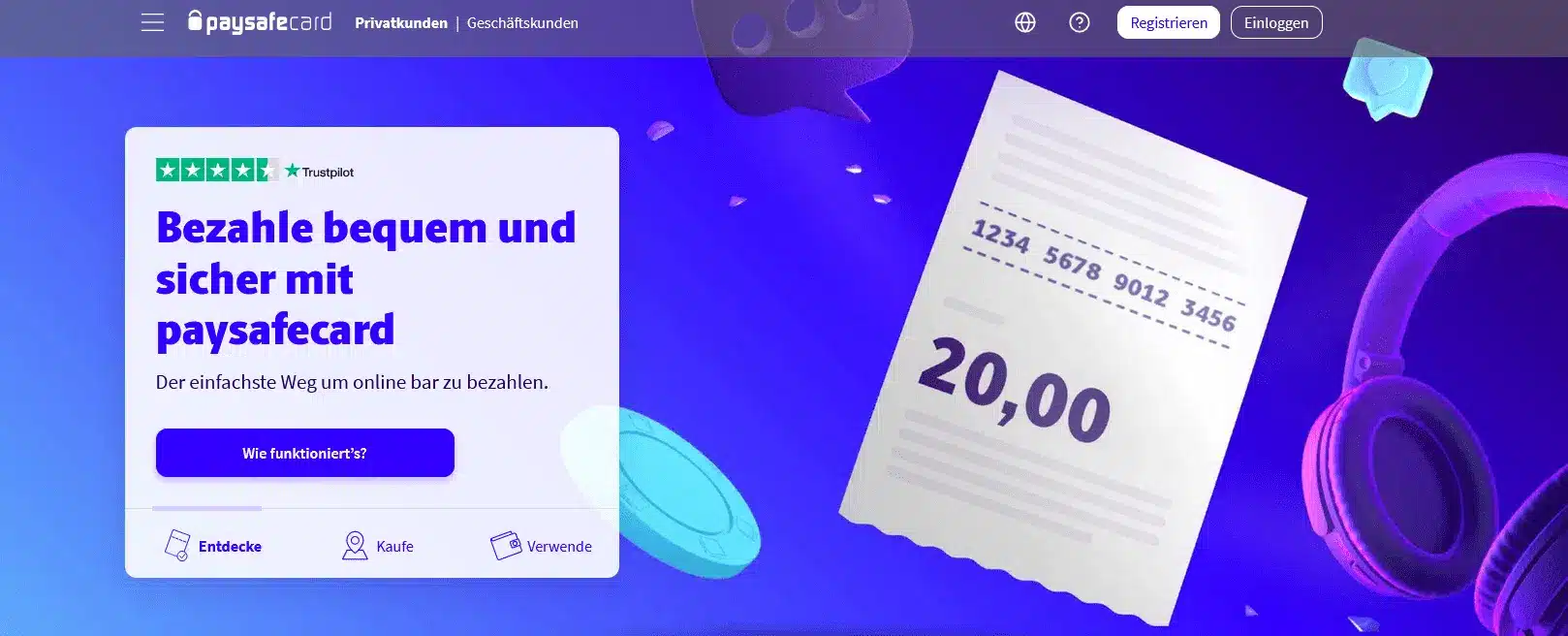 Paysafecard casino